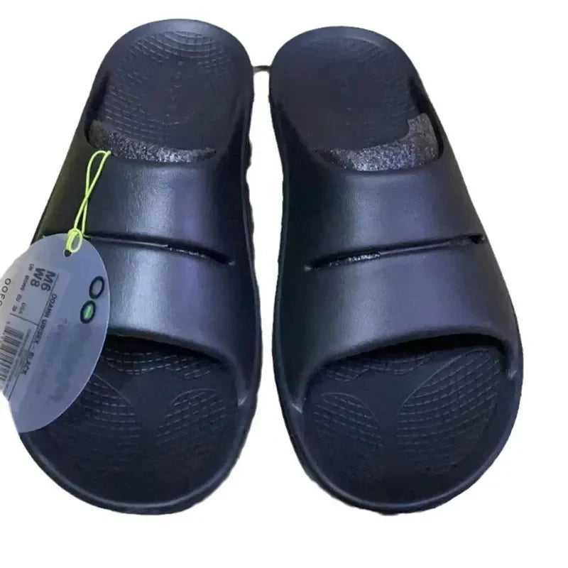 OOFOS New Sandals – Lightweight Recovery Slippers for Men & Women, Soft Bottom Indoor Slides & Beach Shoes