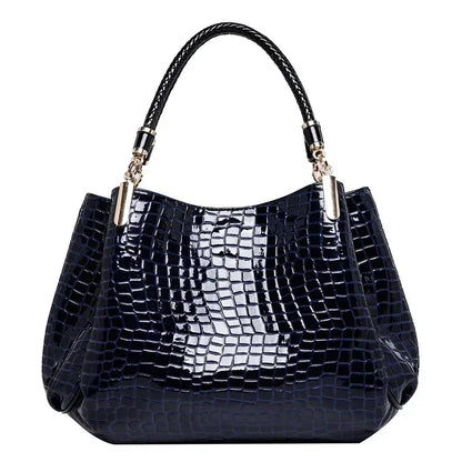 Luxury Women’s Leather Casual Tote Bag – High Quality Large Shoulder & Crossbody Handbag