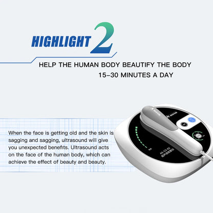 Ultrasound Physiotherapy Massage Device – 1MHz Ultrasonic Instrument for Muscle & Joint Pain Relief, Drug-Free Therapy