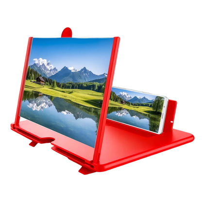 Phone Screen Magnifier - 3D HD Tabletop Cell Phone Enlarger for Seniors, Movies & Video Watching