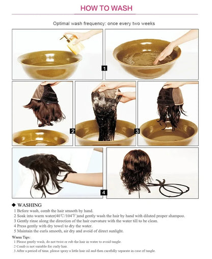 Honey Curly Bob Human Hair Wig — Side Part Pre-Plucked Glueless Brown & Blonde Curly Wig with Fringe Bangs