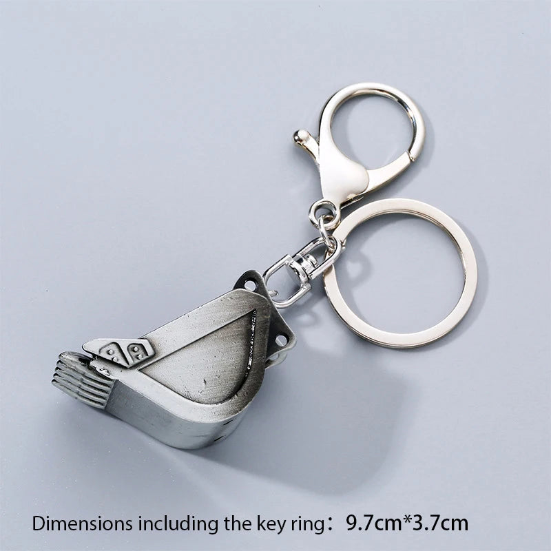 Mini Mouse Trap Keychain - Stainless Steel Clip Key Ring, Novelty Bag Charm, and Creative Gift Accessory