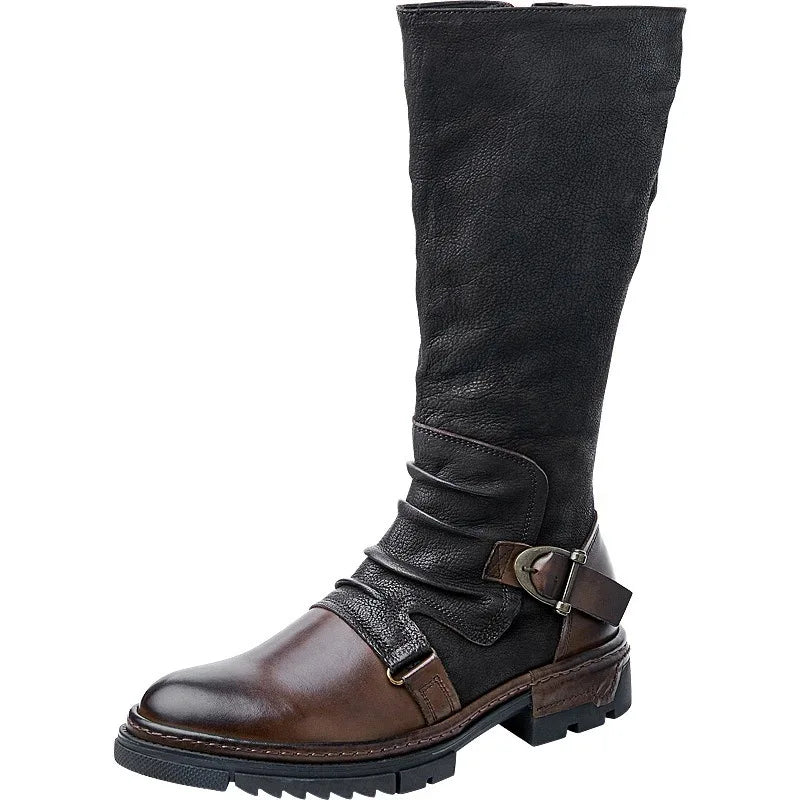 Men’s Medieval PU Leather Ankle Boots - Retro Victorian Renaissance Cosplay Shoes
