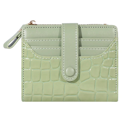 Elegant Women’s Multi-Card Wallet – Casual PU Leather Double Zip Clutch with Crocodile Texture and Stylish Storage