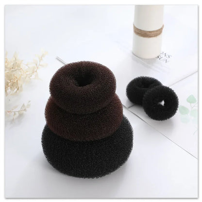3PCS Hair Bun Donut Set – Easy Magic Foam Styling Tools for Women & Girls