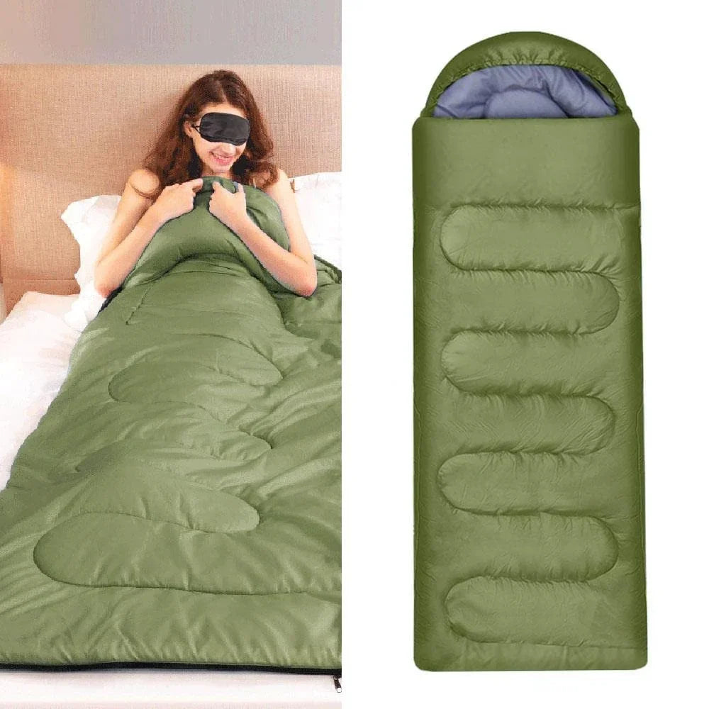 Ultralight Camping Sleeping Bag - Waterproof, 4-Season Warm Envelope for Backpacking, Outdoor Traveling & Hiking