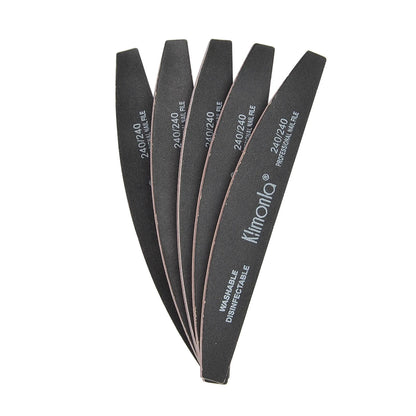 5/10PCS Professional Nail File Set - 100/180 Grit EVA Thickened Sandpaper Manicure Tools for Salon & Home Use