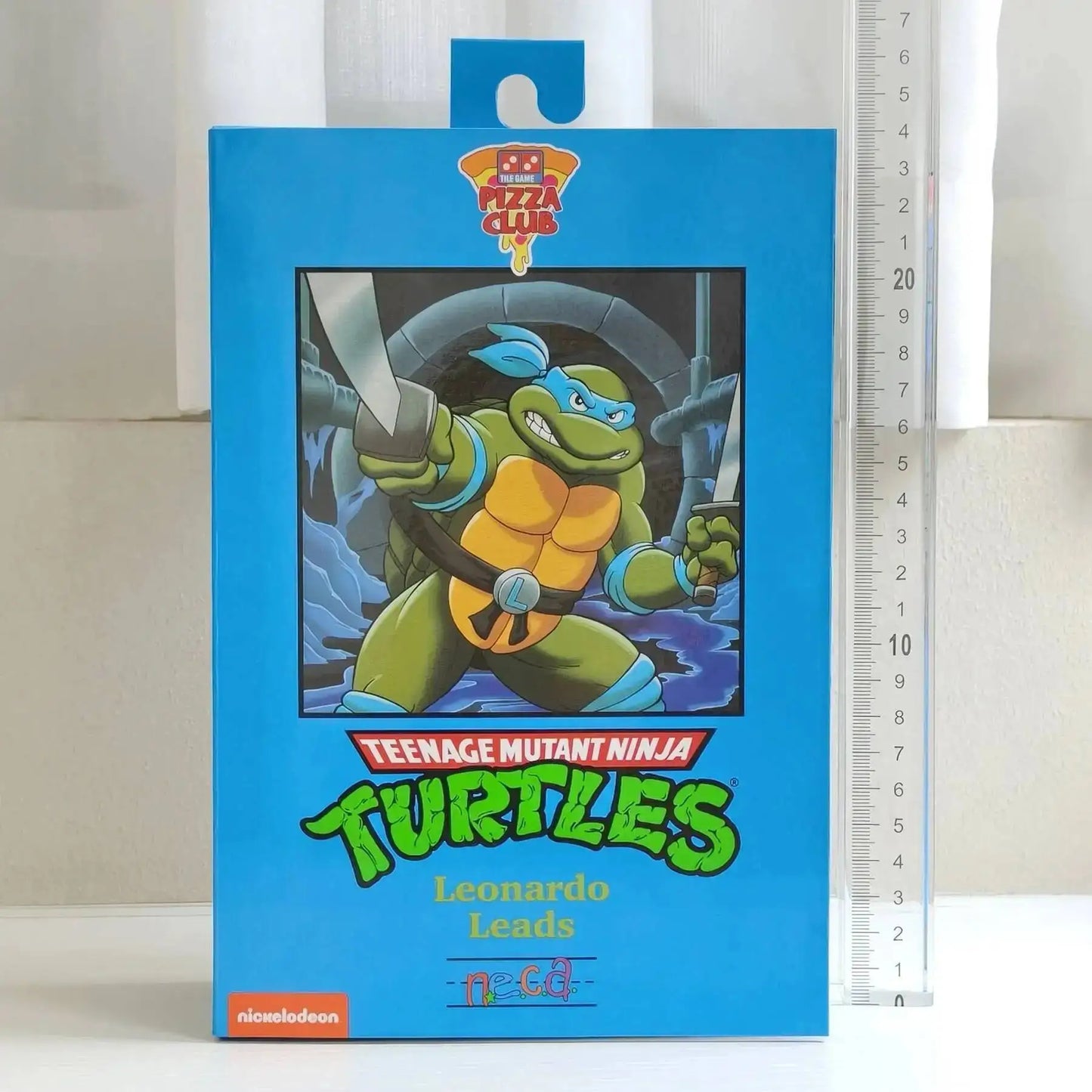 Four New NECA Anime Action Figures – Leonardo Teenage Mutant Ninja Turtles Pizza Club Model Figurines for Toys & Shelf Display