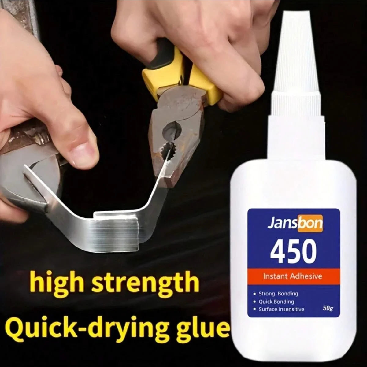 High-Strength Shoe Repair Glue - Universal Waterproof Welding Agent for Glass, Plastic, and Oily Surfaces