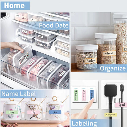 NIIMBOT D11 Portable Thermal Label Maker | Wireless No-Ink Printing Machine for Home & Office