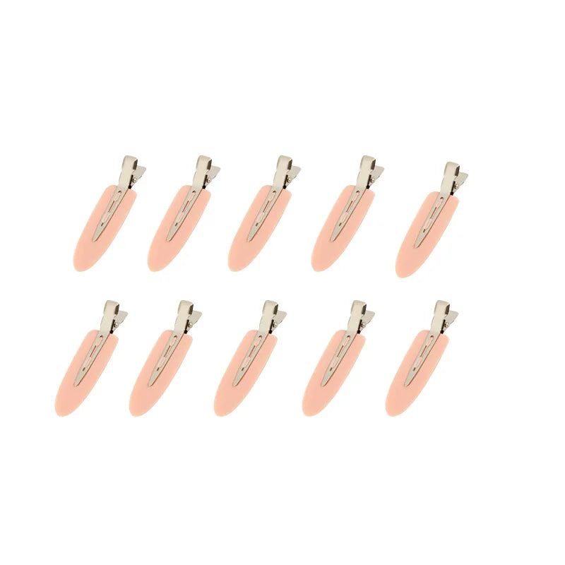 10PCS No Crease Hair Clips Set – Basic Hairpins for Women & Girls, No Bend, Styling & Makeup Accessories