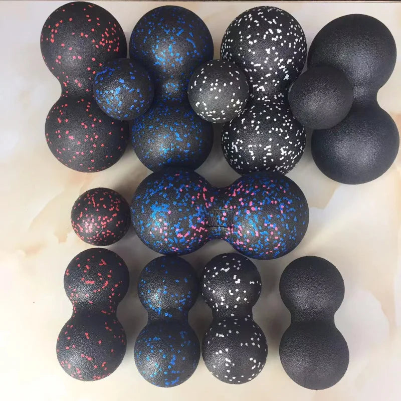 Fitness EPP Massage Ball: Yoga Gym Tool for Medical Exercise, Peanut Fascia Roller - Back, Foot, Cervical Spine Rehabilitation