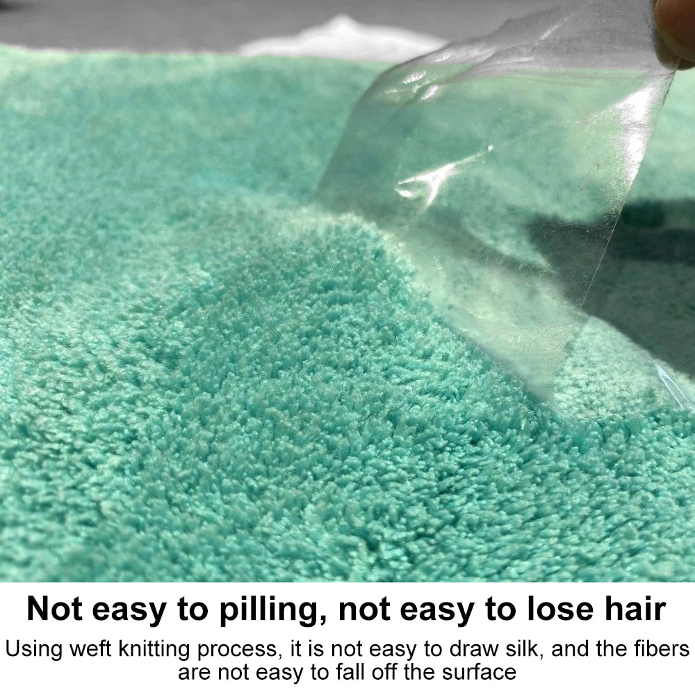 Portable 1200GSM Super Soft Microfiber Car Drying Towel – Ultra Absorbent Premium Wash Cloth
