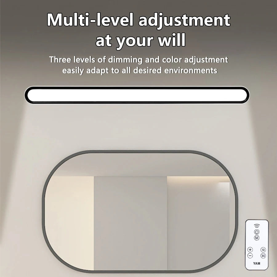 Remote Magnetic Desk Lamp – USB Rechargeable LED Table Light with Stepless Dimming for Reading & Study