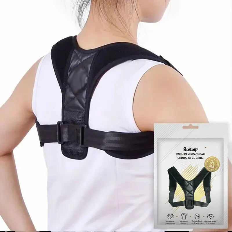 Back Posture Correction Belt: Unisex Breathable Body Shaping for Hunchback Prevention and Sitting Posture Correction