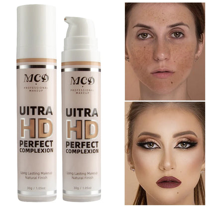 9- Shade Full Coverage Liquid Concealer Foundation – Natural Matte Cushion Makeup Base for a Smooth, Flawless Finish