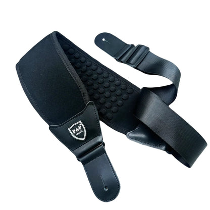 P&P 3D Sponge Guitar Strap – Breathable, Comfortable & Adjustable Padded Strap for Acoustic, Electric Guitars & Bass