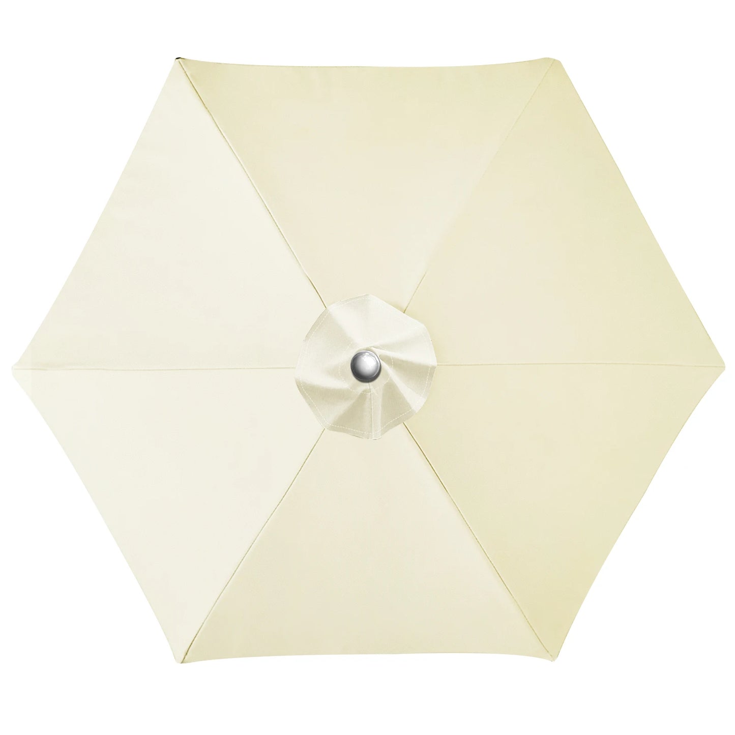 Universal 6/8 Rib Patio Umbrella Replacement Canopy – Polyester Sunshade & Rainproof Outdoor Cover Cloth