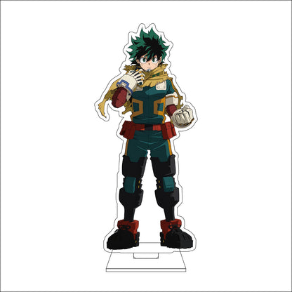 My Hero Academia 16cm Acrylic Figure Stand - Ochaco Uraraka, Shoto Todoroki, and Izuku Midoriya Anime Collectible Decor Gift