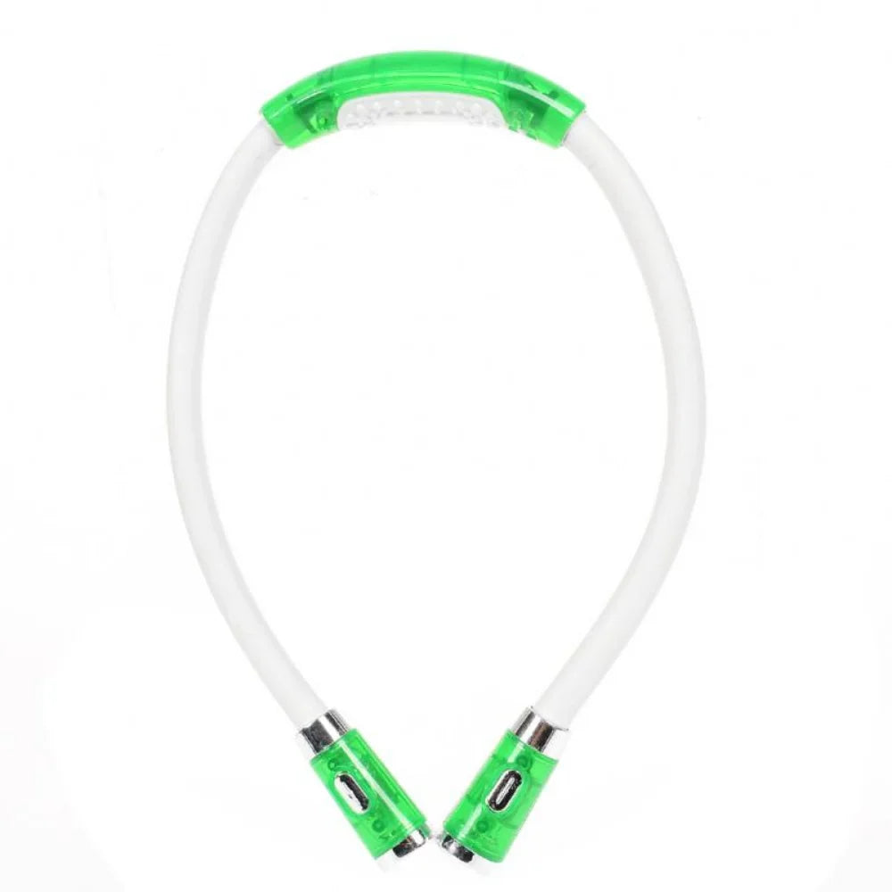 Hands-Free LED Neck Reading Light - Adjustable 360° Flexible Lamp for Reading & Crocheting