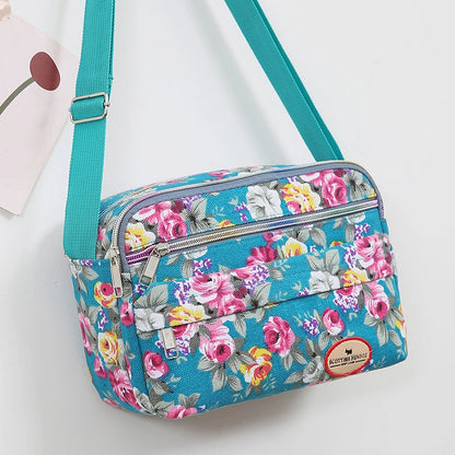 Women’s Canvas Tote Bag – Large Capacity Handbag, Messenger & Shoulder Bag for Commuting and Travel
