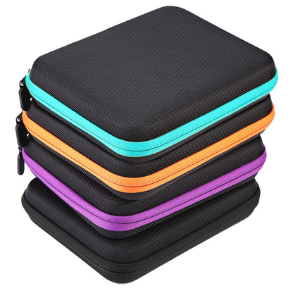 63-Slot Portable Essential Oil Storage Case – Aromatherapy Oil Organizer Bag for Bottles