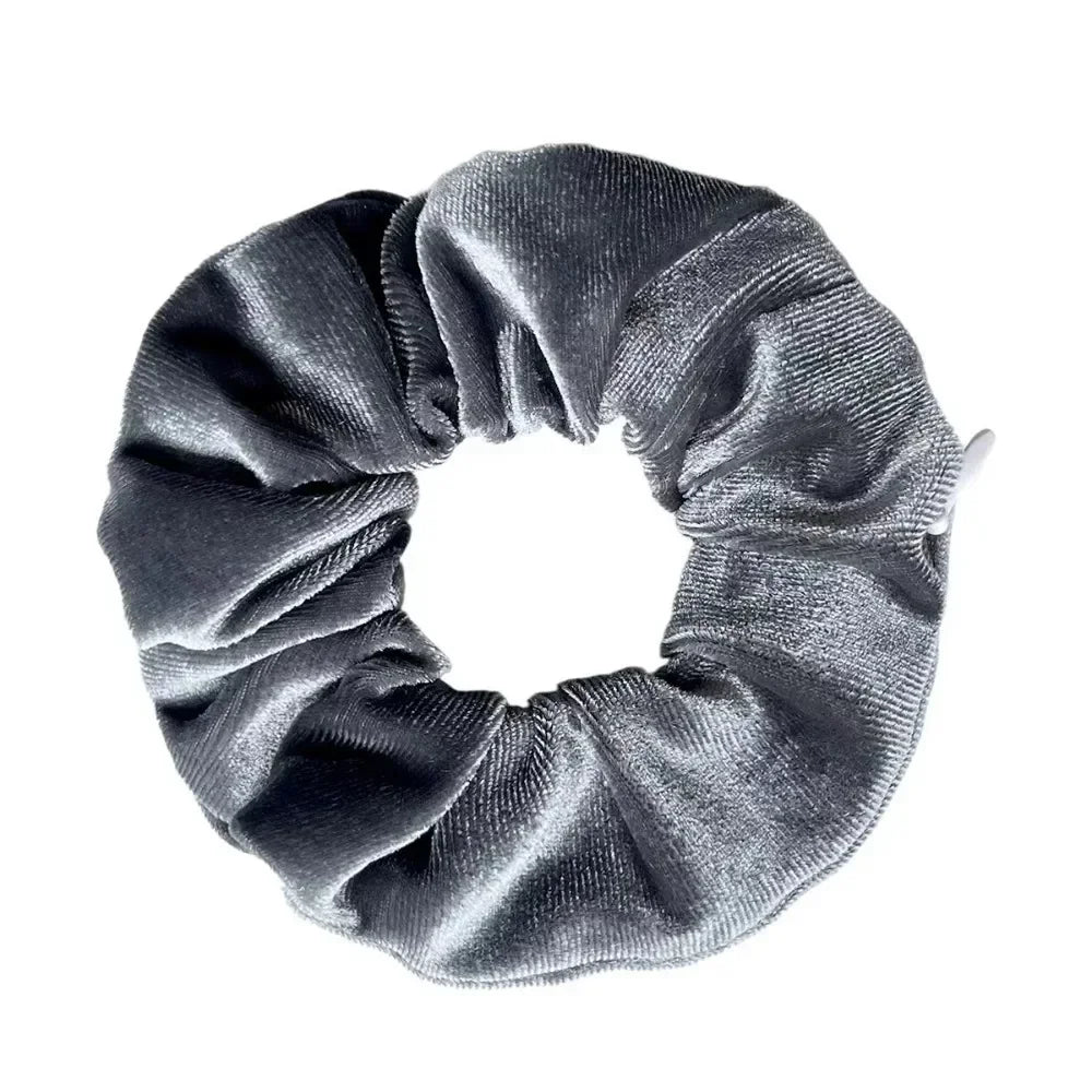 Portable Secret Hair Tie Storage Case – Hidden Scrunchie with Zipper for Key, Cash & Jewelry (Travel/Outdoor)