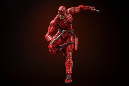 FlefToys Marvel Daredevil Action Figure — 8" Classic Red Shadowland Reborn Black, Devil Defenders Matt Murdock Legends In Stock