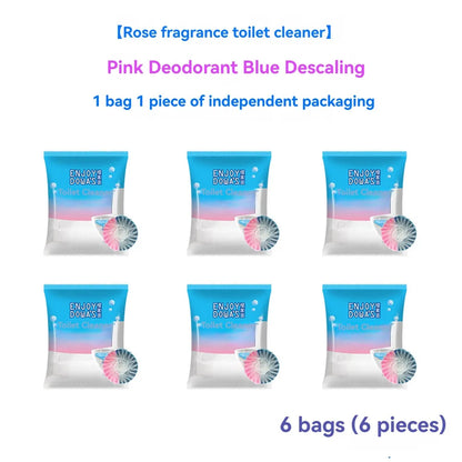 6/12-Pack Long-Lasting Toilet Bowl Cleaner Tablets - Automatic Toilet Cleaning with Sustained-Release Formula for Stain Control and Freshness