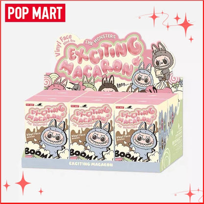 Genuine POP MART Labubu Vinyl Plush Pendant — Macarons “Have A Seat” & Coca Cola Series Blind Box Toys V1-V3
