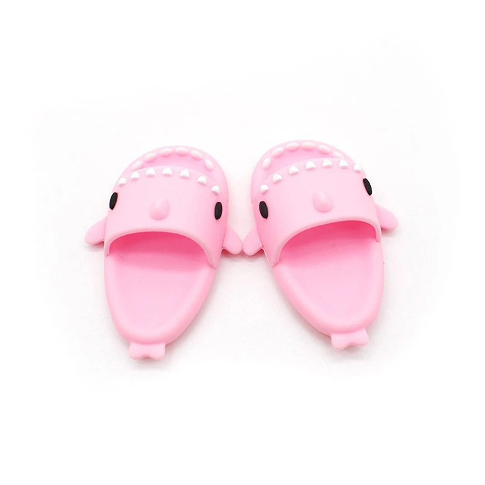 17cm Labubu Doll Shark Slippers — Fun & Stylish Casual Shoes for Dolls (Shoes Only)