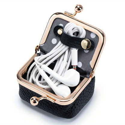 2026 Women's PU Leather Jewelry Box - Mini Ring, Necklace, Earring & Coin Storage Case