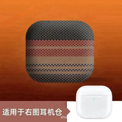 AirPods Carbon Fiber Case - Matte Anti-Drop Protective Cover for AirPods 1st 2nd 3rd 4th Gen Pro 2 Pro 3