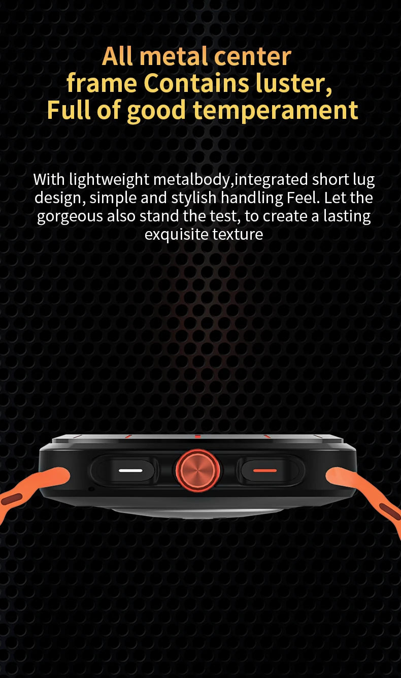 G.L Wear 2025 Men’s Smartwatch – Heart Rate, Fitness Tracking, Bluetooth Calling & Pedometer
