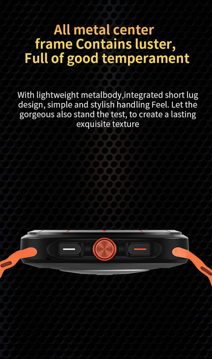 G.L Wear 2025 Men’s Smartwatch – Heart Rate, Fitness Tracking, Bluetooth Calling & Pedometer