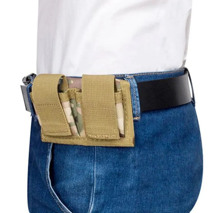 MOLLE Double Speed Loader Pouch - Universal Magazine Holder Belt Clip for Hunting Gear
