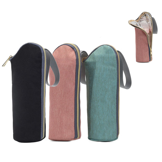 Baby Bottle Warmer & Insulation Bag – Thermal Stroller Hanging Pouch with Aluminum Mold for Baby Feeding & Bottle Storage