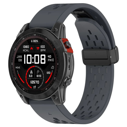Quick Fit Silicone Strap for Garmin Fenix & Forerunner — 26mm, 22mm, 20mm Bands for Fenix 7X/7 Pro/6X/6/5X/5 Plus, Tactix 7, Forerunner 965/955, Enduro
