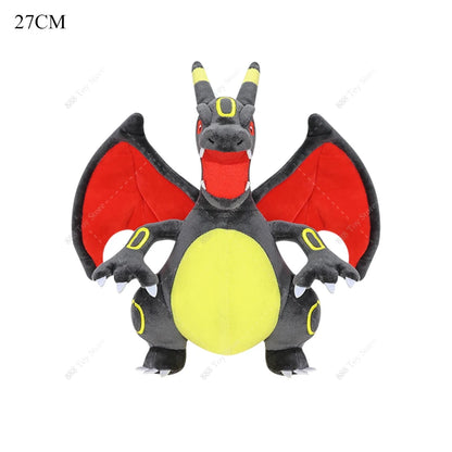Anime Shiny Pokémon Plush Toys — Charizard, Mega Evolution X, Articuno & Lucario Stuffed Dolls Christmas Gift for Kids