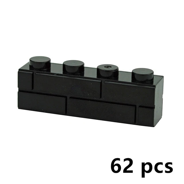 DIY Building Block Wall Figures Bricks - 1x2, 1x3 & 1x4 Small Construction Bricks for Creative Building & Educational Play