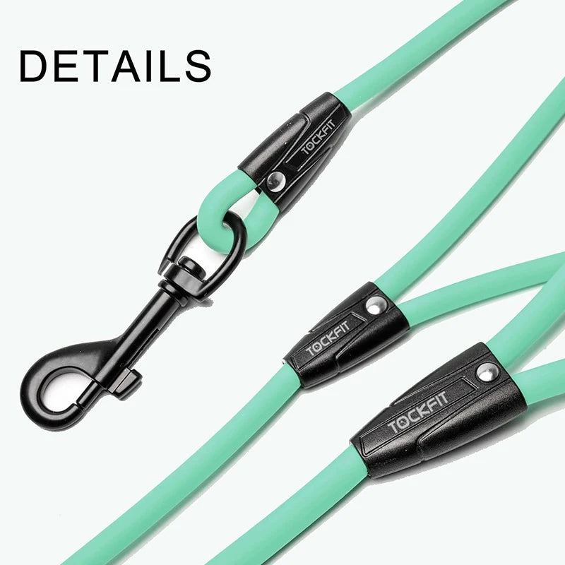 Waterproof Dog Leash – PVC Training Recall Leash 5FT/10FT/20FT/30FT for Beach, Yard & Play
