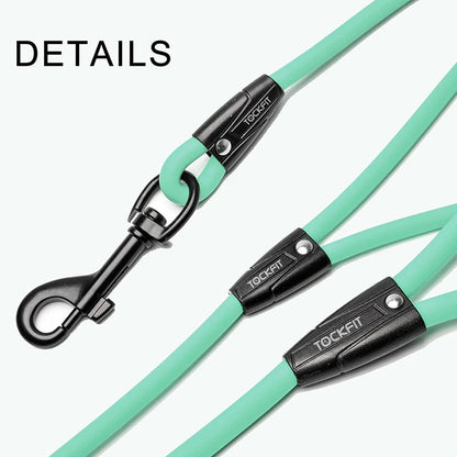 Waterproof Dog Leash – PVC Training Recall Leash 5FT/10FT/20FT/30FT for Beach, Yard & Play