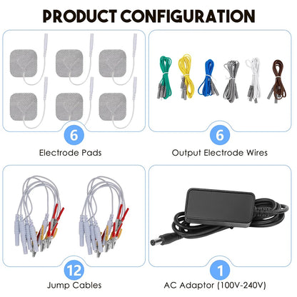 TENS Acupuncture Muscle Stimulator – Neuromuscular Massager for Pain Relief & Acupoint Stimulation, Home Use