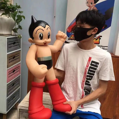 40CM AstroBoy Mighty Atom PVC Action Figure – Movable Anime Statue Collectible Toy, Holiday Gift