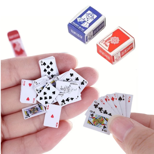 5 Sets Mini Portable Poker Cards – Fun Party Game for Teens & Adults, Ideal Birthday or Festive Gift