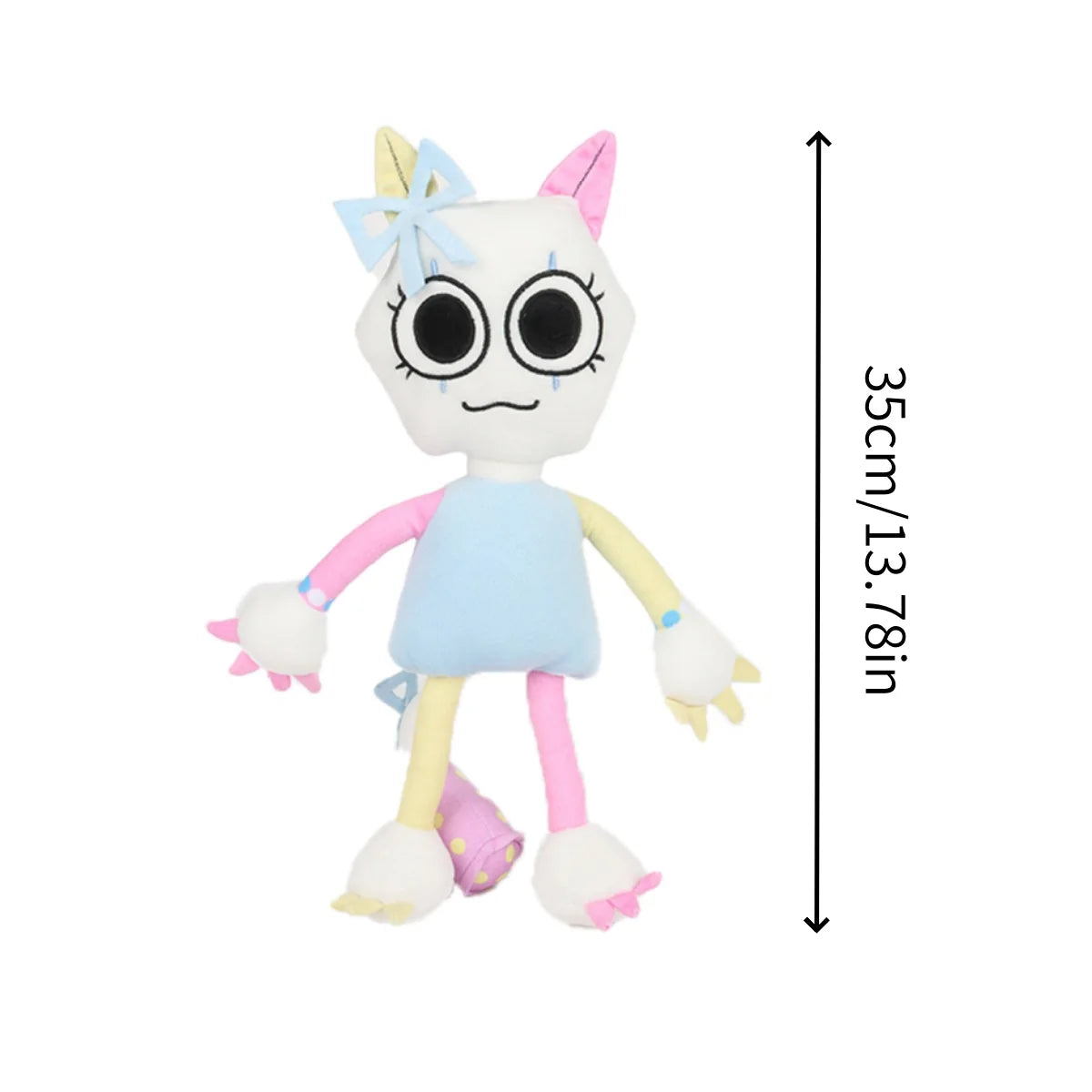Kawaii Dandy's World Plush Toys – Twisted Eggson Painted Pattern Game Peripheral for Kids, Birthday & Xmas Gift