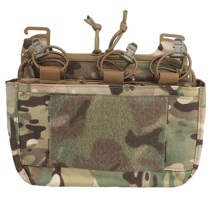 G-Hook DOPE Front Flap Double Stack Abdominal Fanny Pack – Triple Magazine Kangaroo Pouch for FCPC/FCSK Plate Carrier Vest