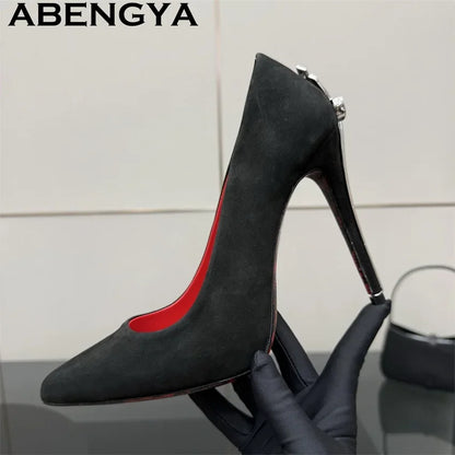 Women’s Pointed Toe Stiletto Heels - Sexy Thin High Heel Gladiator Dress Shoes for Summer Fashion