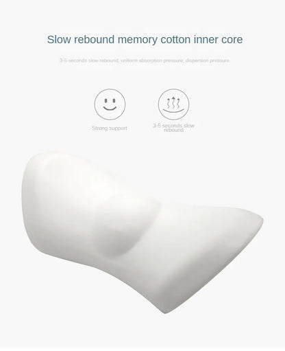 Breathable Memory Foam Cushion – Car Seat, Waist & Lumbar Support Pillow, Bed & Sleeping Interior Accessories