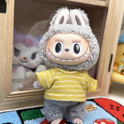 Labubu 17cm Cute Doll Outfit – Colorful Doll Clothes Suit with Accessories, Perfect Gift for Kids